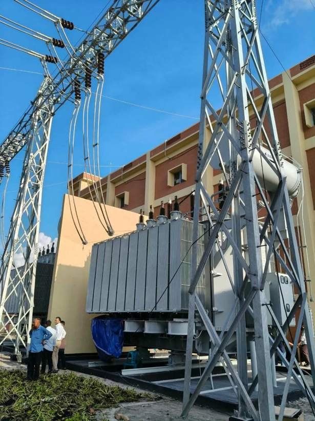 Power transformer at a 33/11 kV substation